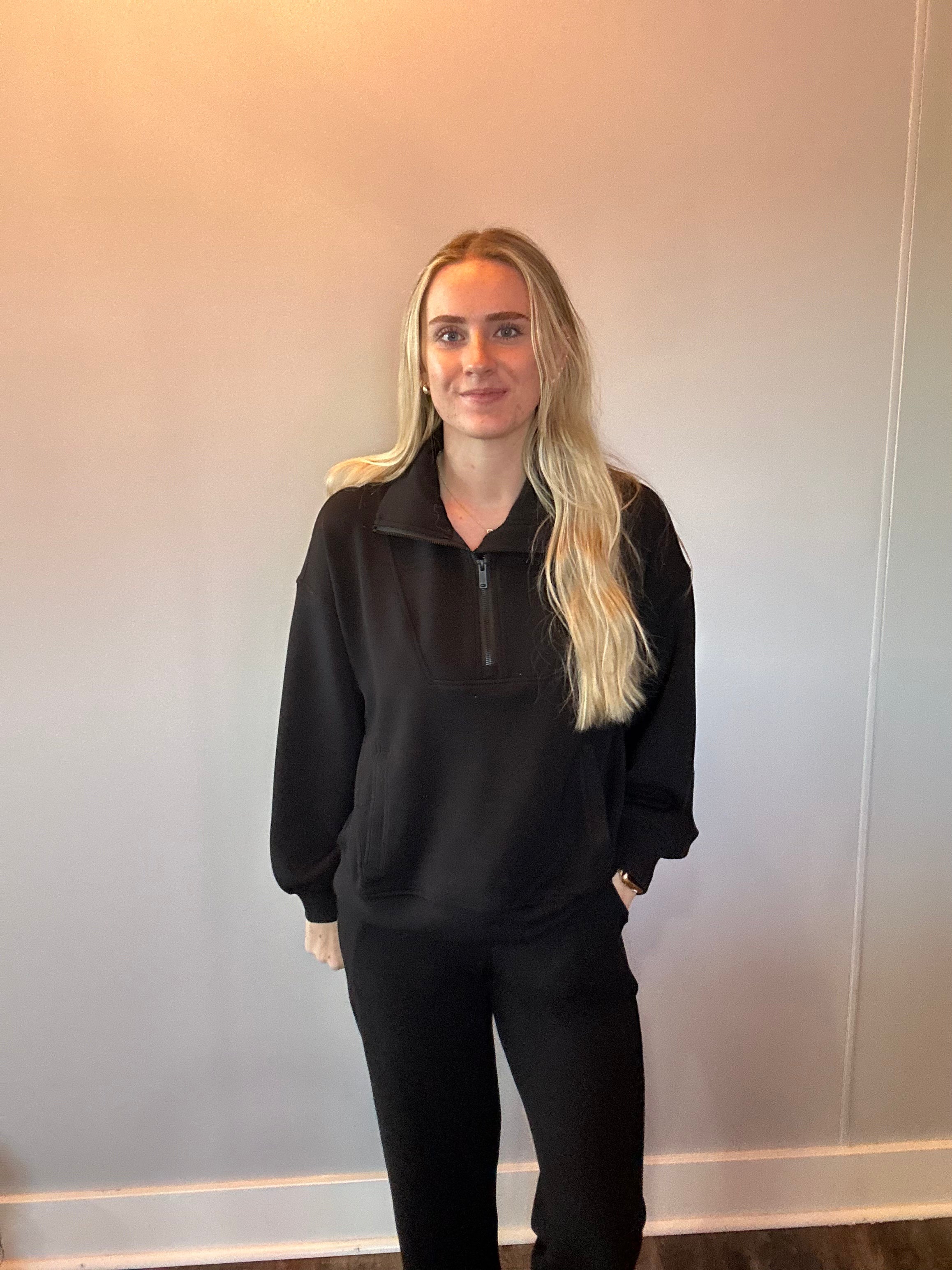 Everyday Ease Modal Wide-Leg Pants in Black