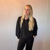 Everyday Ease Modal Wide-Leg Pants in Black