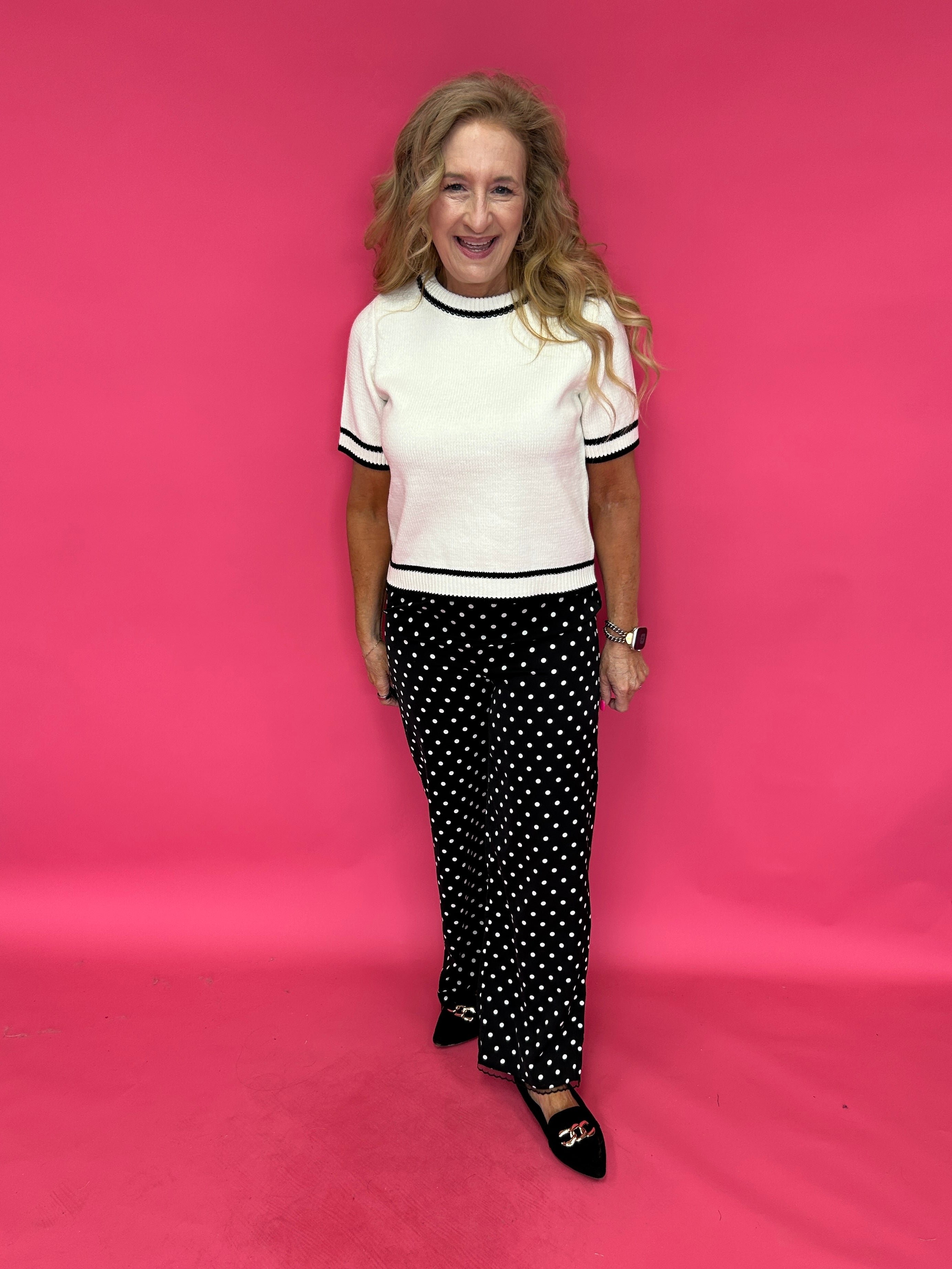 Everyday Ease Short Sleeve Sweater Top in Beige - Shabby 2 Chic Boutiques