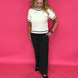 Everyday Ease Short Sleeve Sweater Top in Beige - Shabby 2 Chic Boutiques