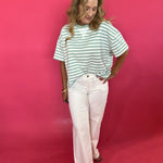 Everyday Ease Striped French Terry Boxy Top - Shabby 2 Chic Boutiques