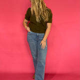Everyday Favorite Boxy Cardigan in Olive