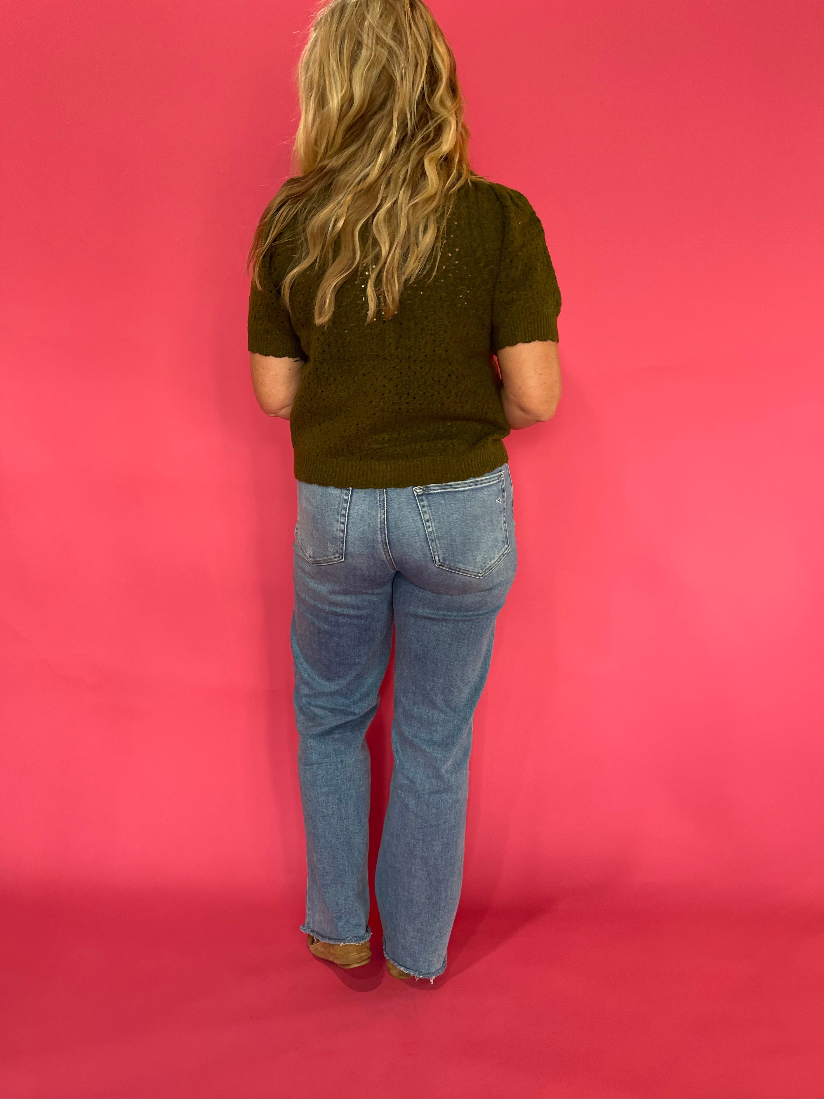 Everyday Favorite Boxy Cardigan in Olive