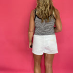 Everyday Stripe Soft Stretch Tank in Black - Shabby 2 Chic Boutiques