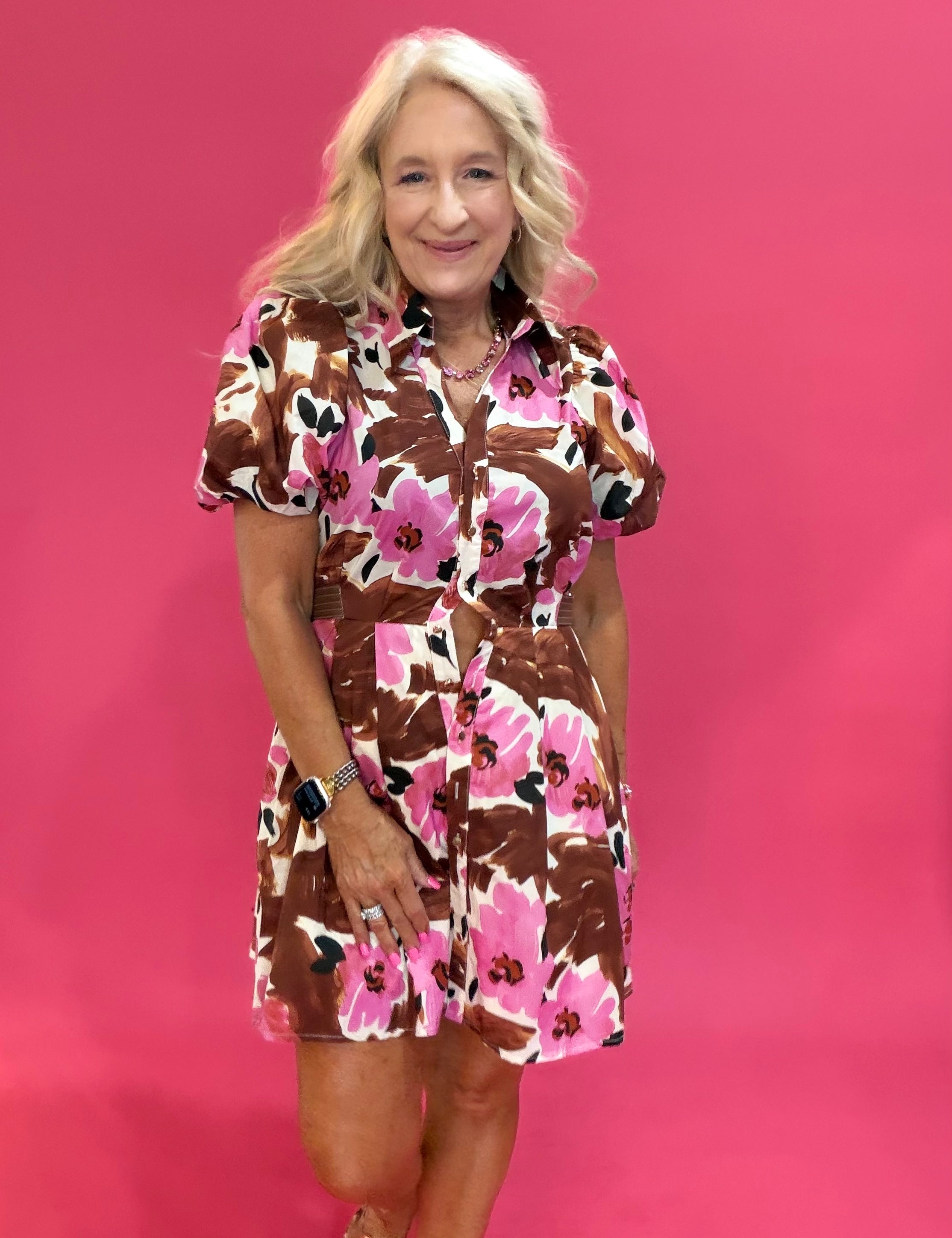 Fall Into Florals Dress