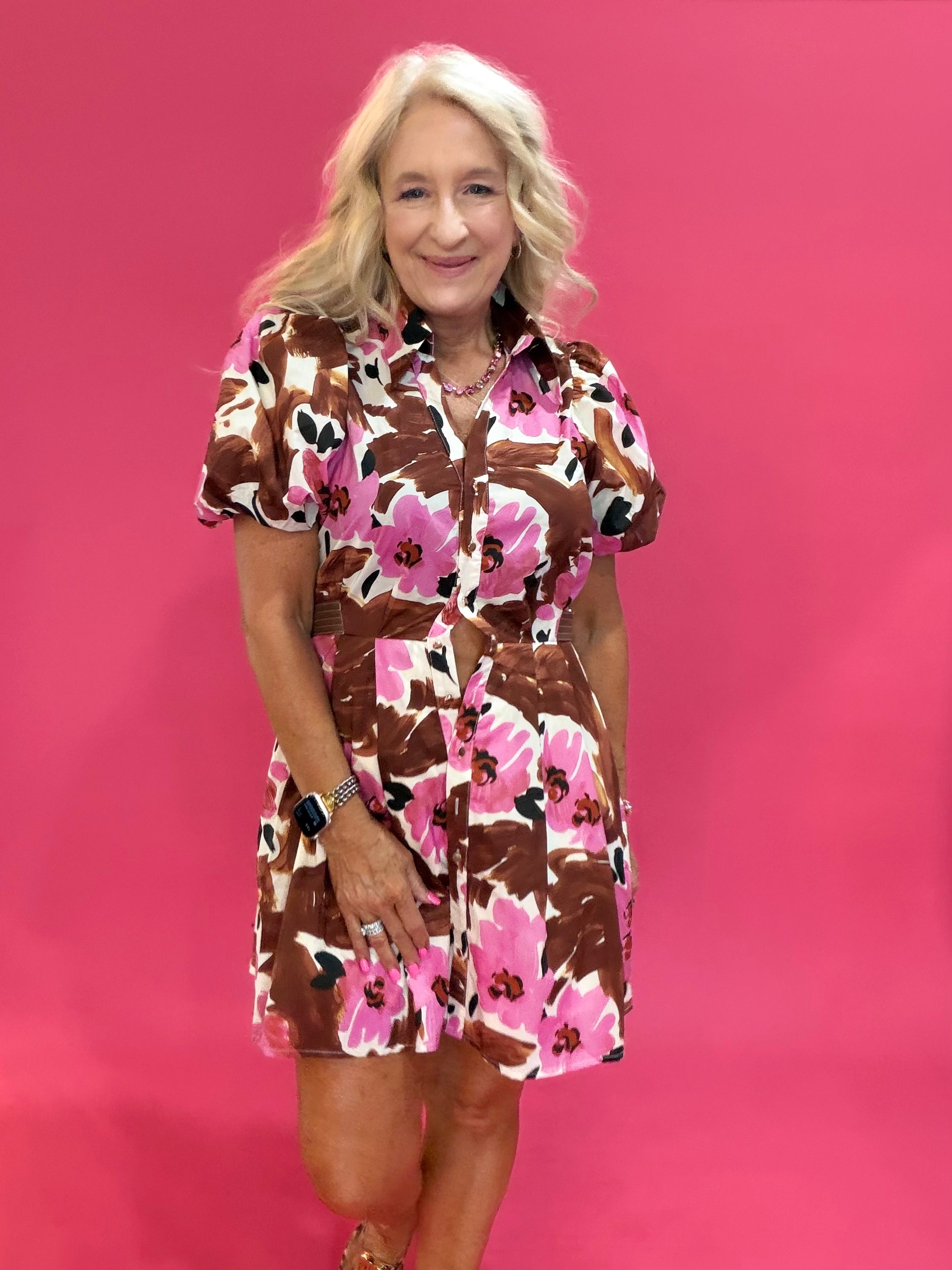 Fall Into Florals Dress