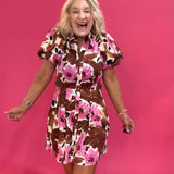 Fall Into Florals Dress