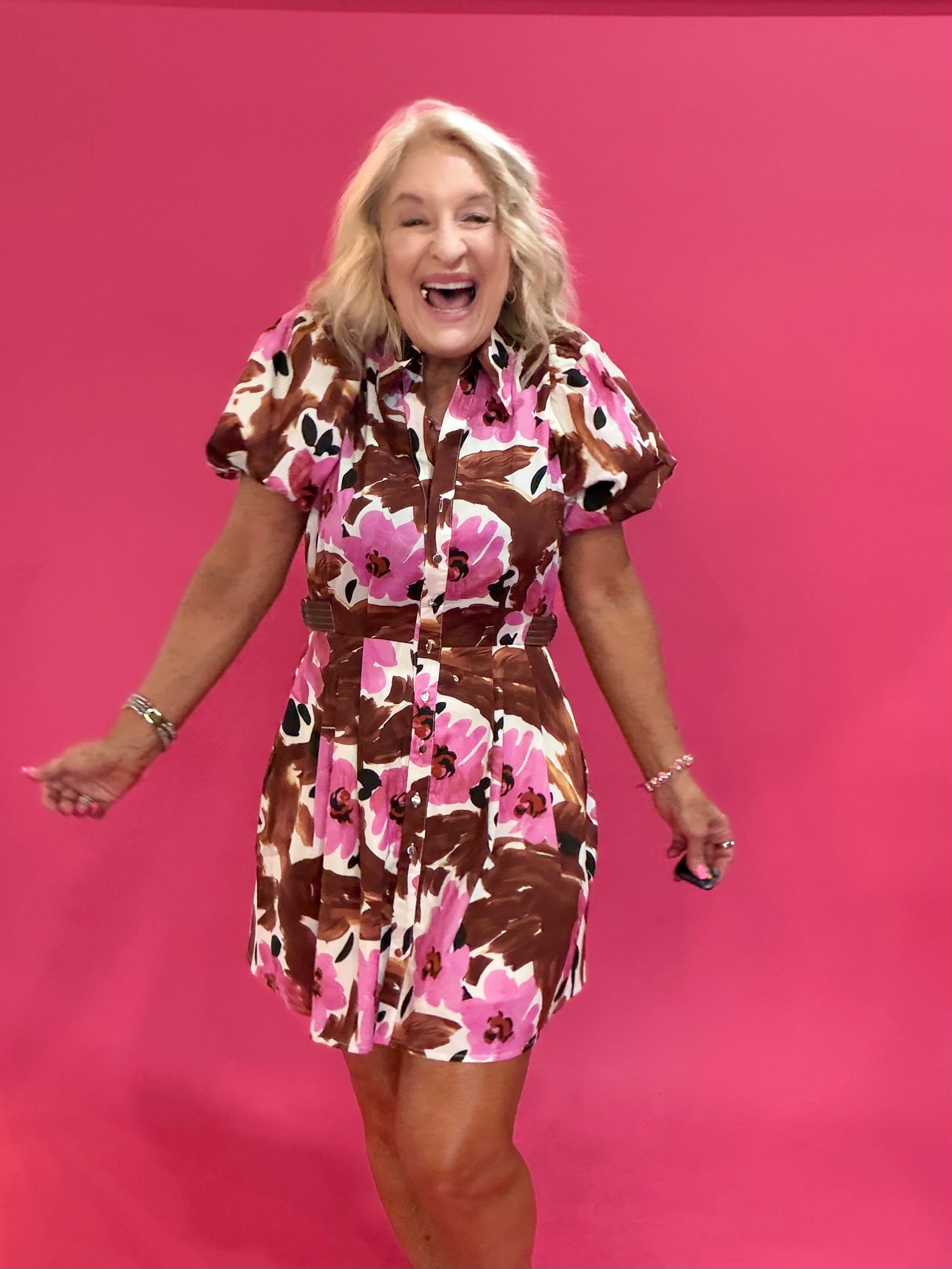 Fall Into Florals Dress