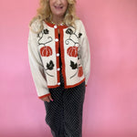 Fall Pumpkin Thanksgiving Sweater Cardigan