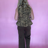 Brown wide-leg pants, a versatile fall trouser at Shabby 2 Chic Boutiques