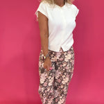 Field of Florals Wide-Leg Pants