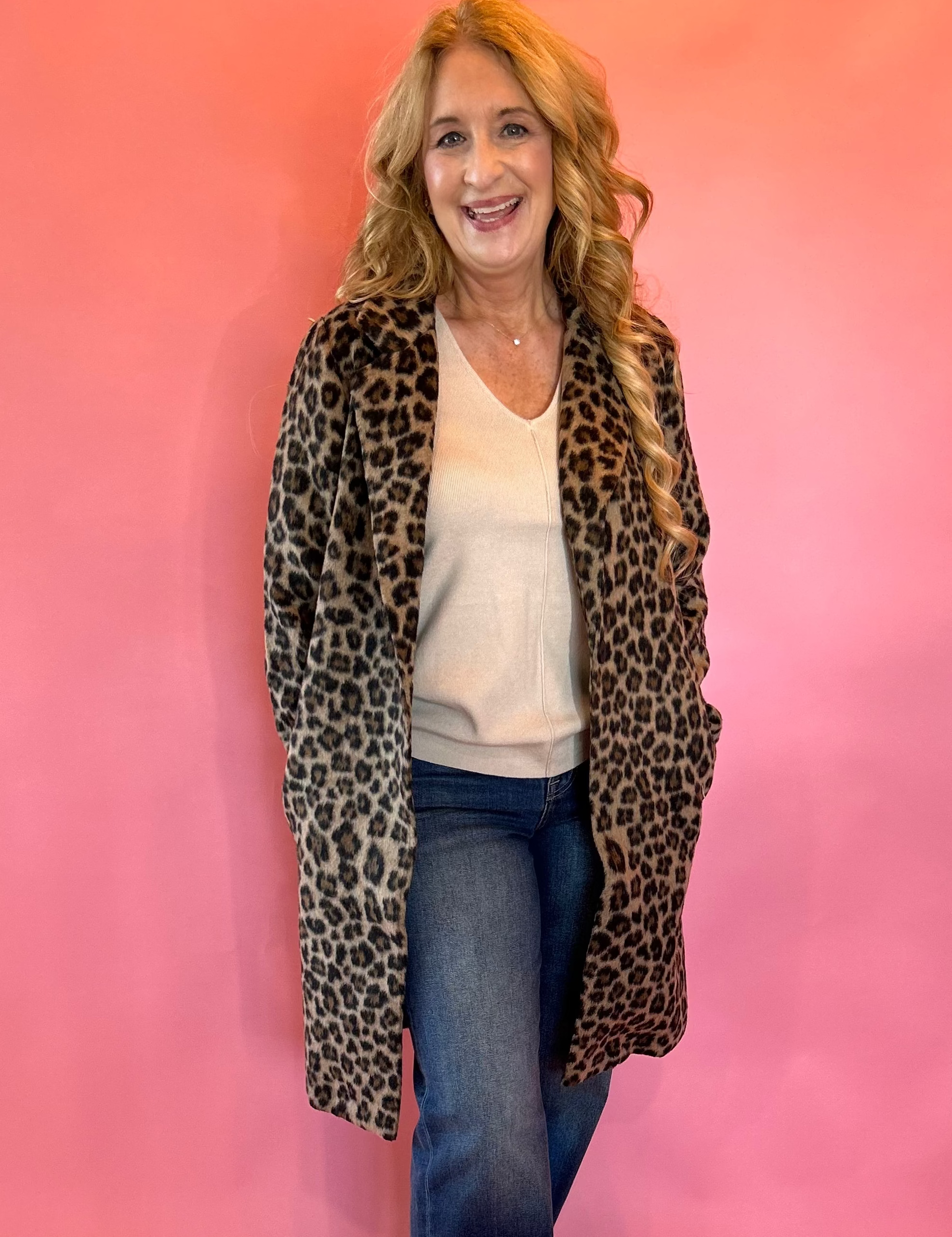 Fierce & Fabulous Leopard Print Coat