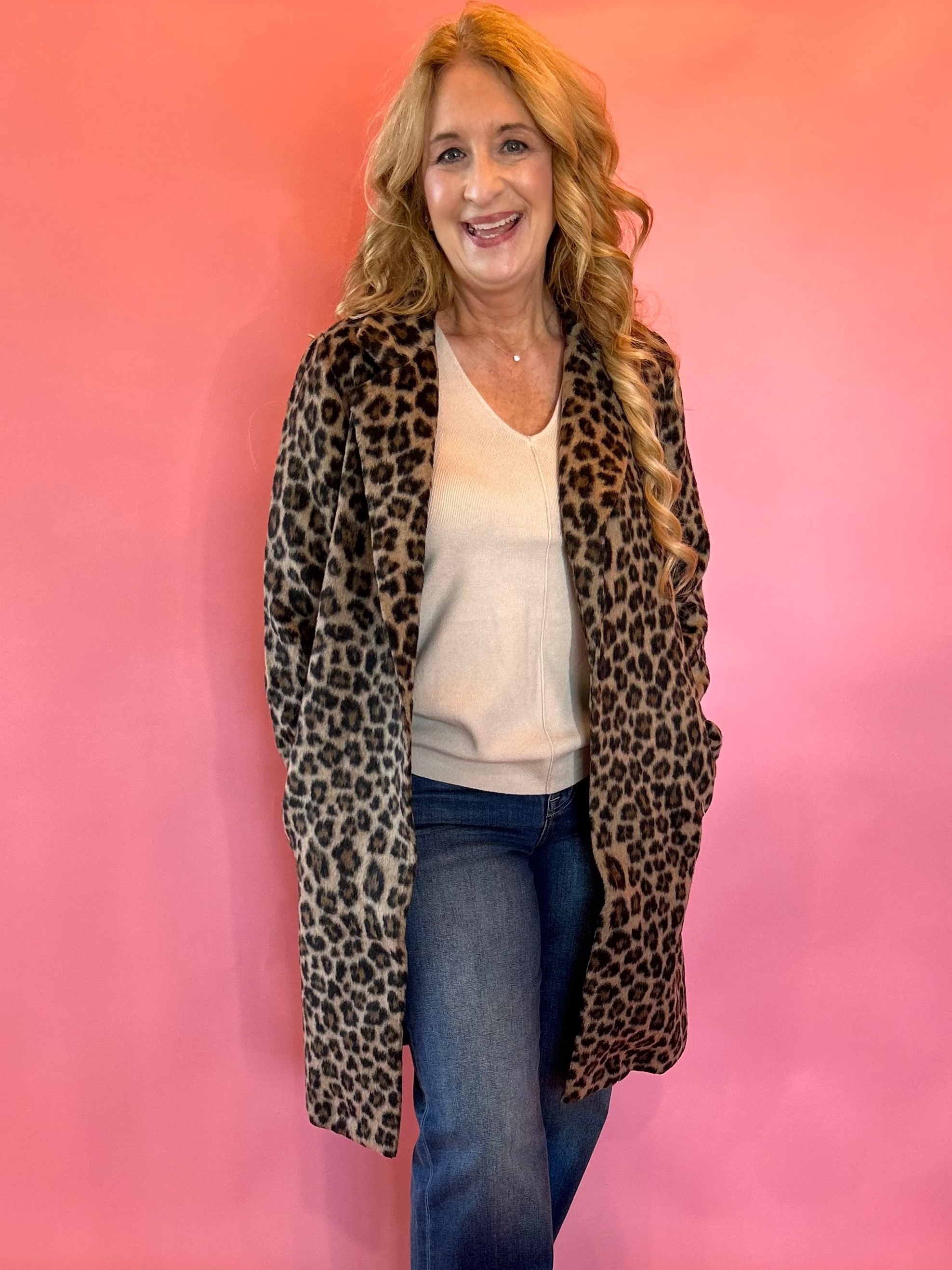 Fierce & Fabulous Leopard Print Coat