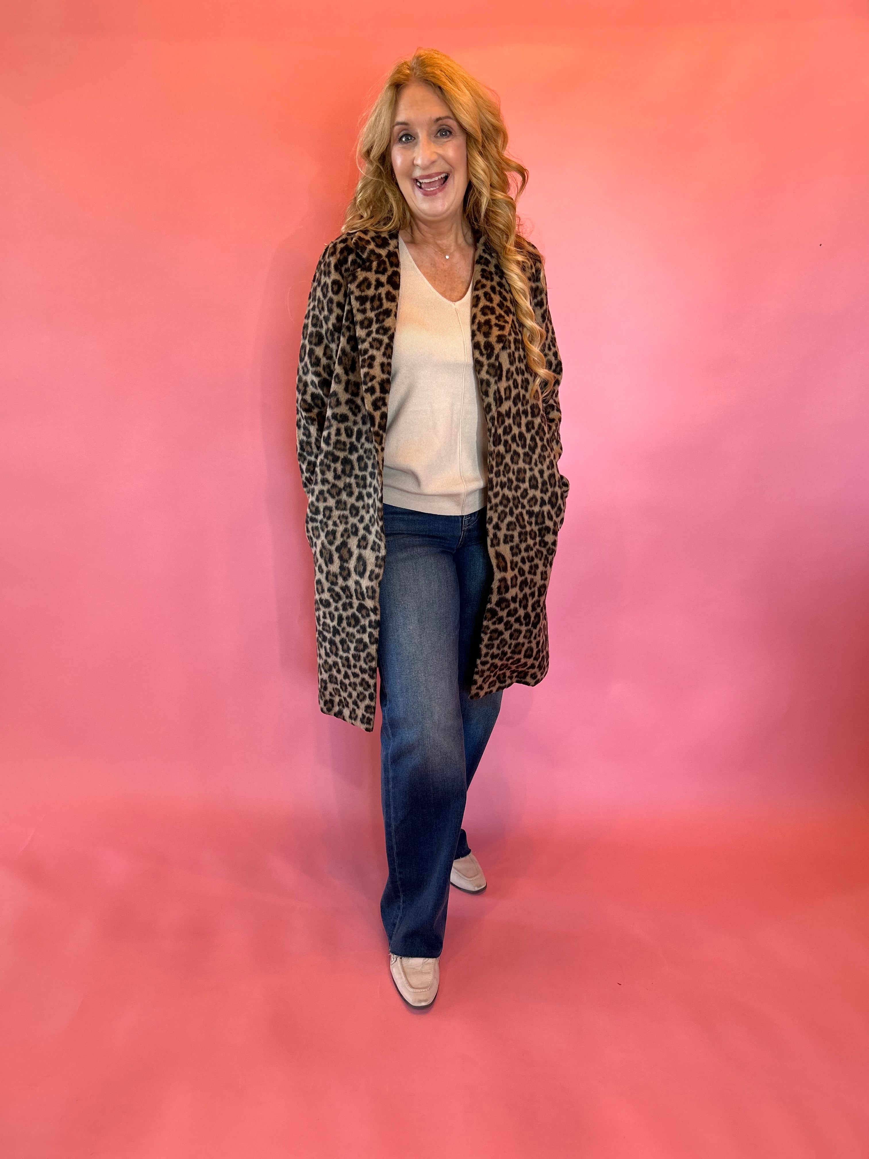 Fierce & Fabulous Leopard Print Coat