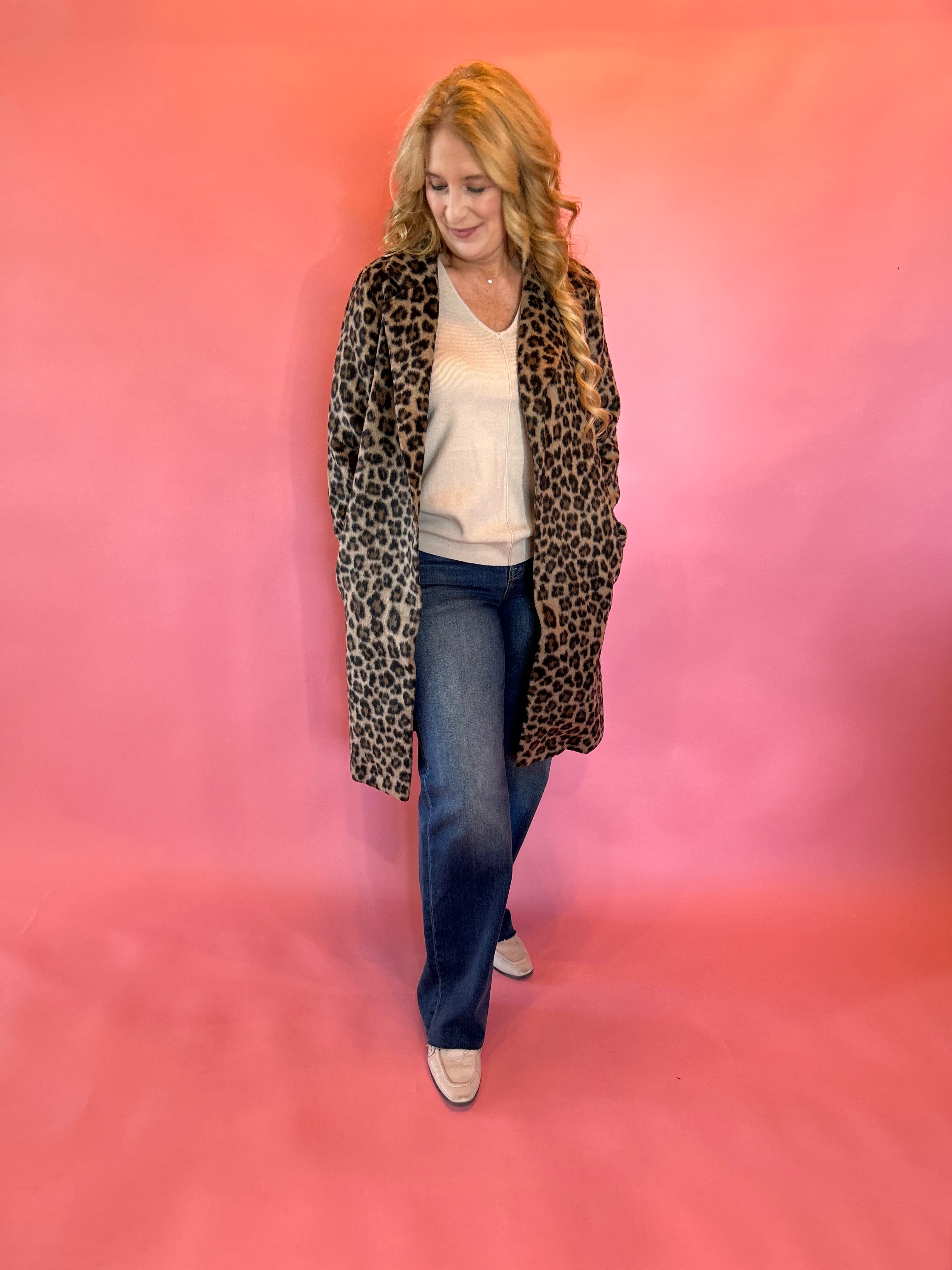 Fierce & Fabulous Leopard Print Coat