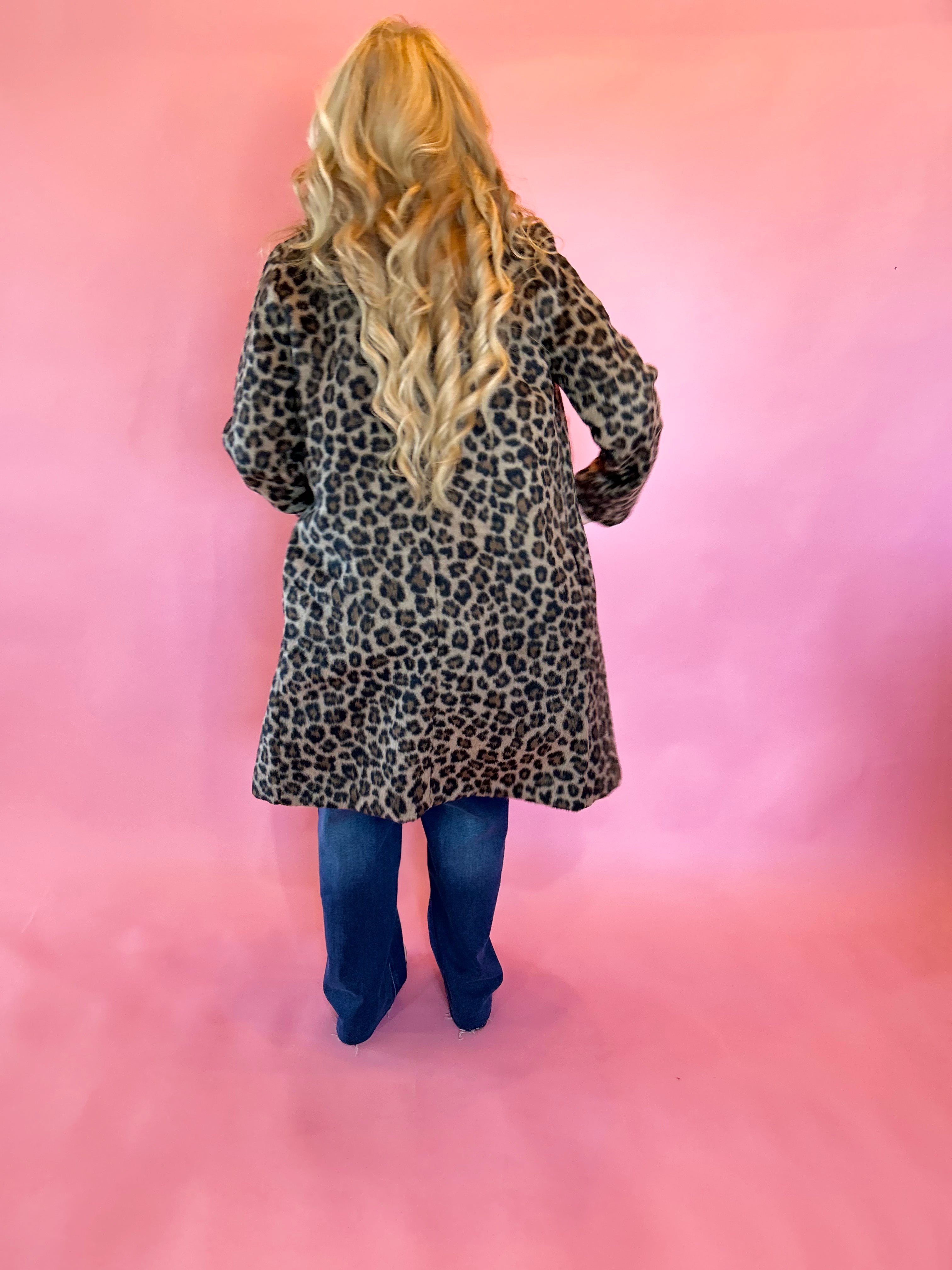 Fierce & Fabulous Leopard Print Coat