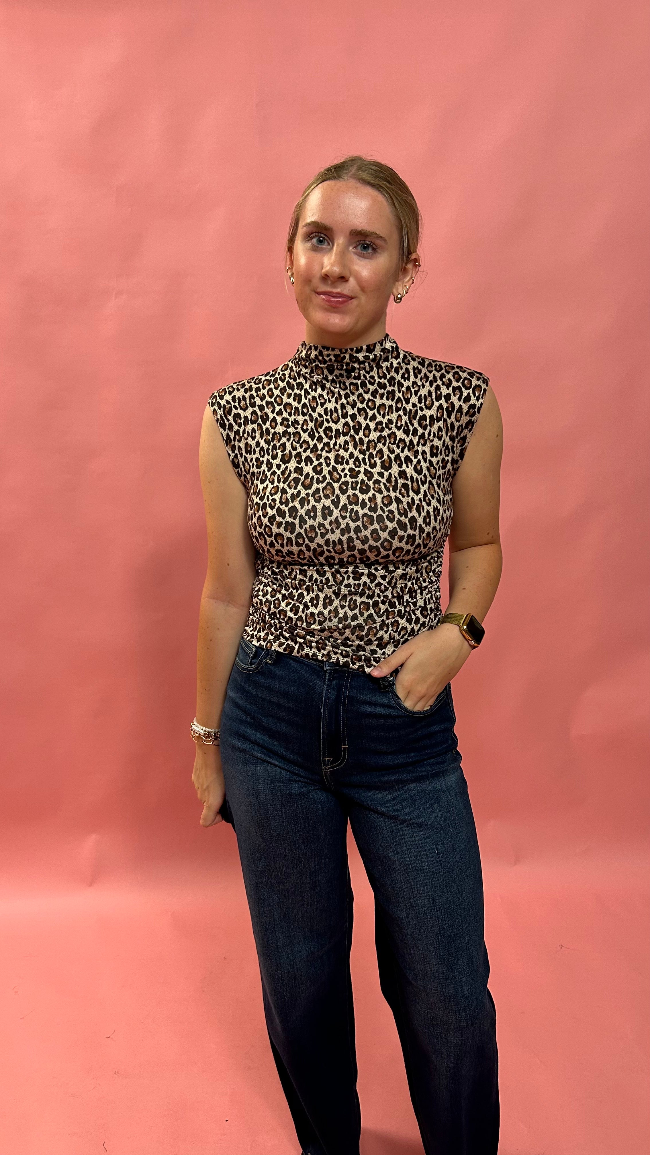 Fierce & Fitted Leopard Knit Tank