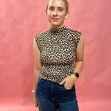 Fierce & Fitted Leopard Knit Tank