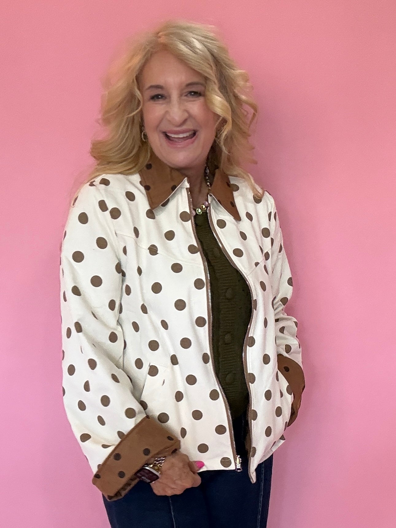 Flip Side Reversible Barn Jacket in Ivory