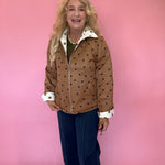 Flip Side Reversible Barn Jacket in Ivory