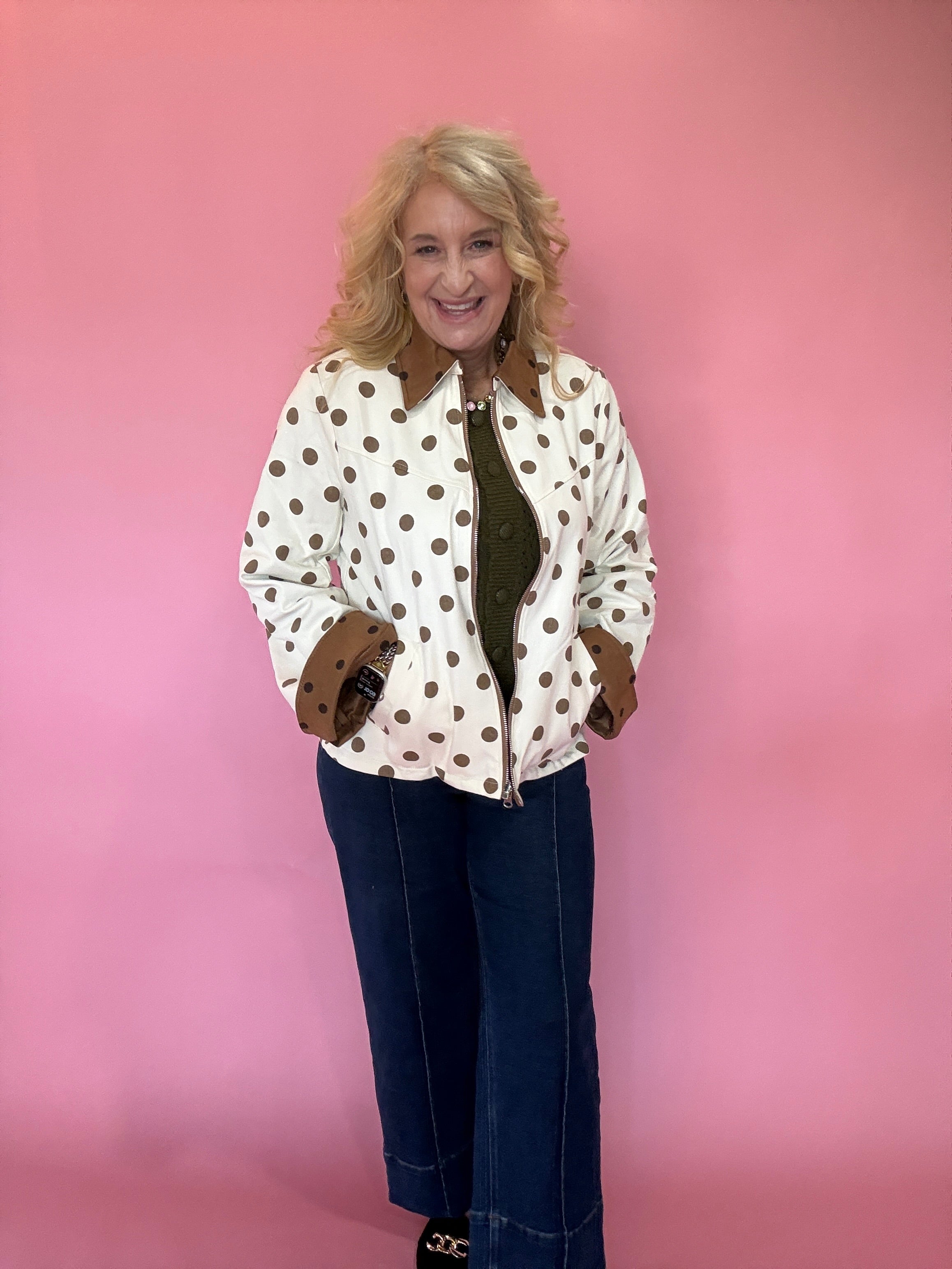 Flip Side Reversible Barn Jacket in Ivory