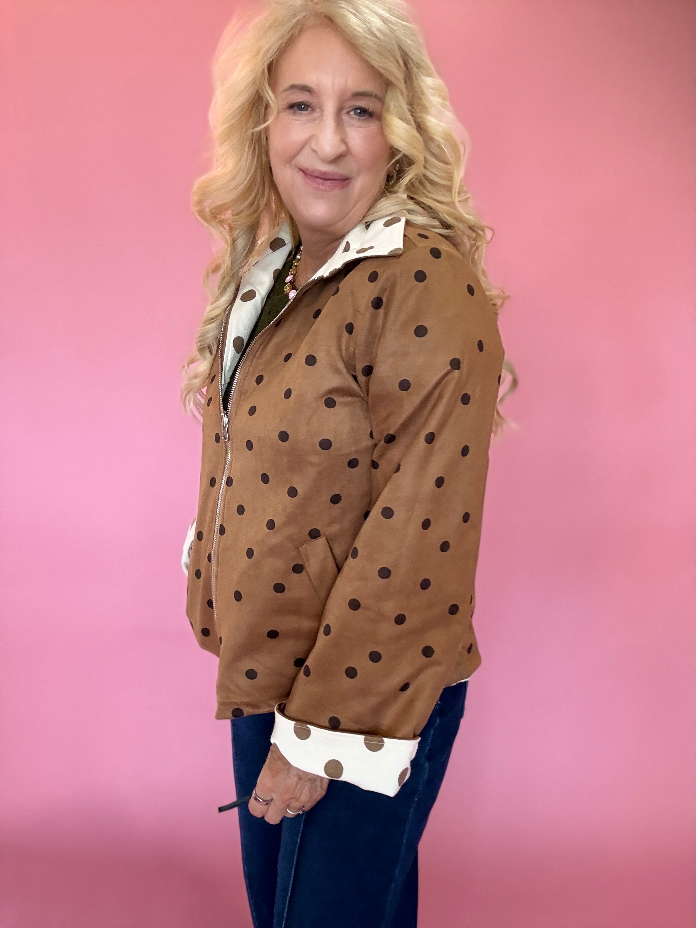 Flip Side Reversible Barn Jacket in Ivory