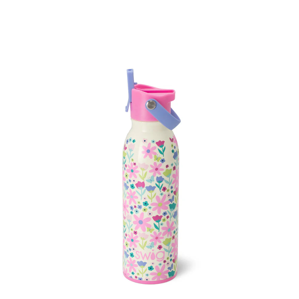 Flower Power Flip + Sip Bottle 16 oz.