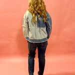 Frances Denim Fray Patchwork Cotton Jean Jacket