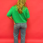 Fresh Pick Button-Up Sweater Knit Top in Spring Green - Shabby 2 Chic Boutiques