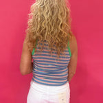 Fresh Start Contrast Striped Knit Tank - Shabby 2 Chic Boutiques