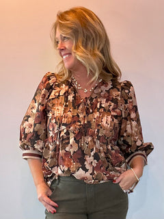 Garden Grace Peplum Blouse