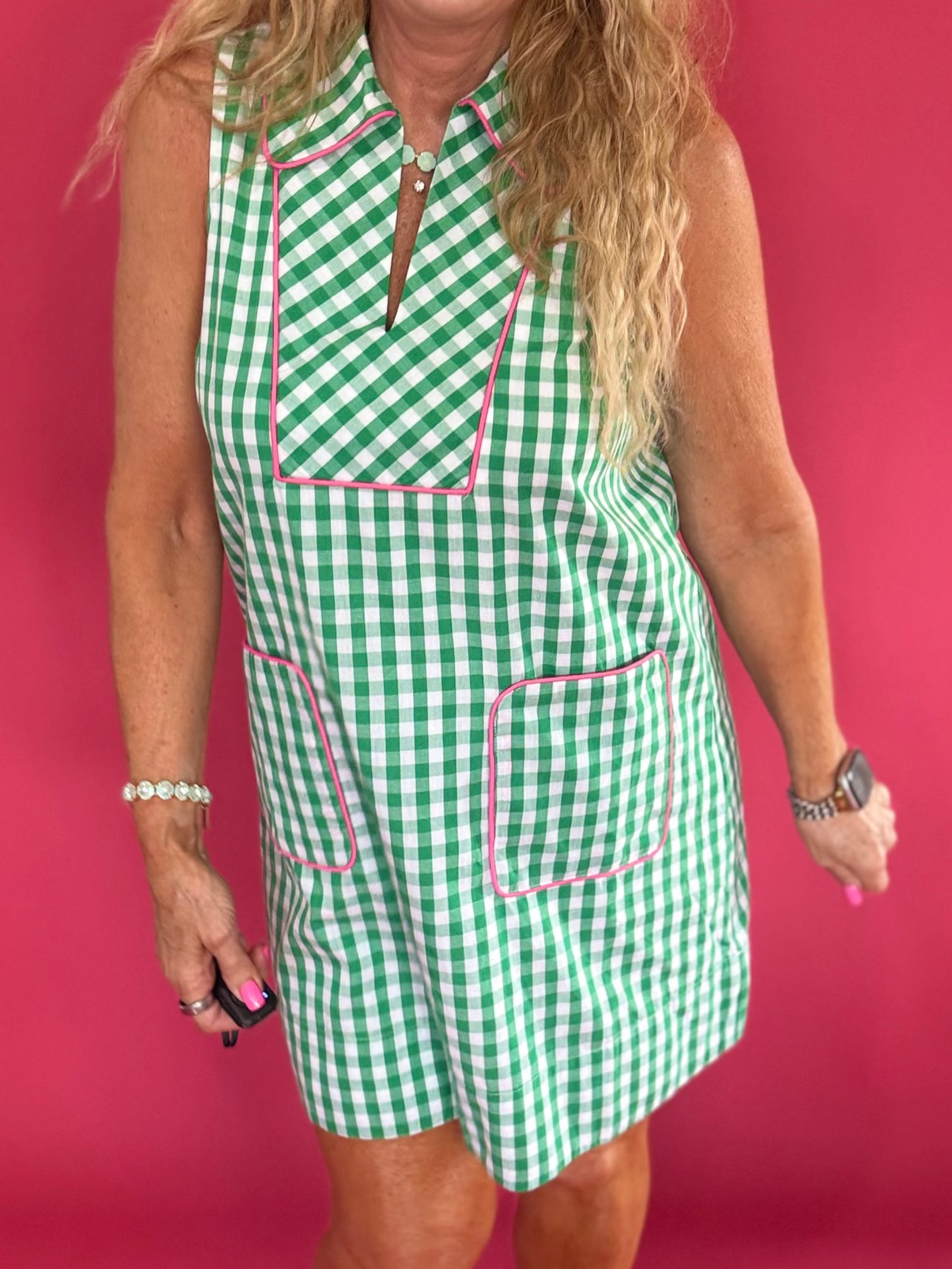 Garden Party Gingham Dress