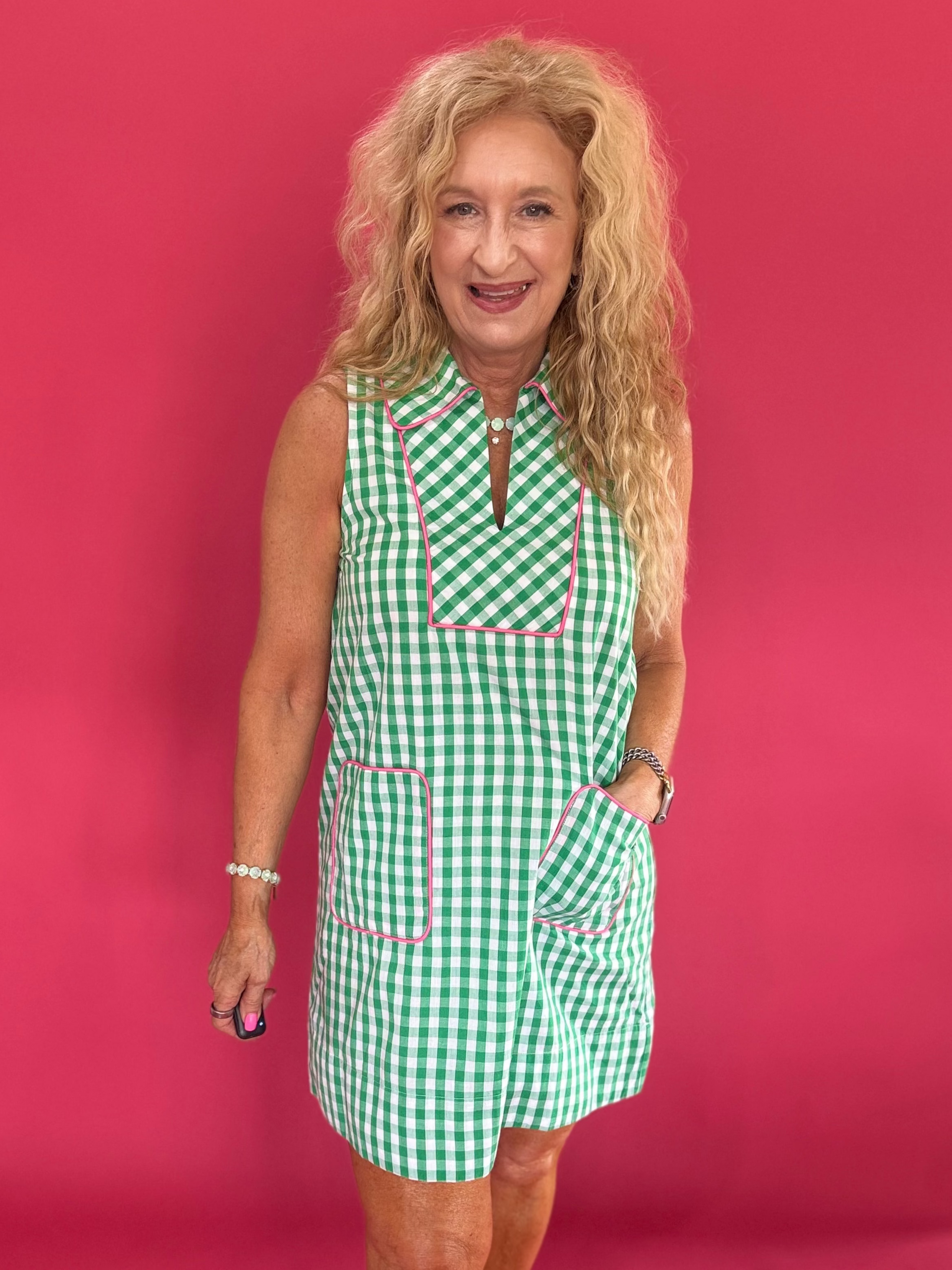 Garden Party Gingham Dress