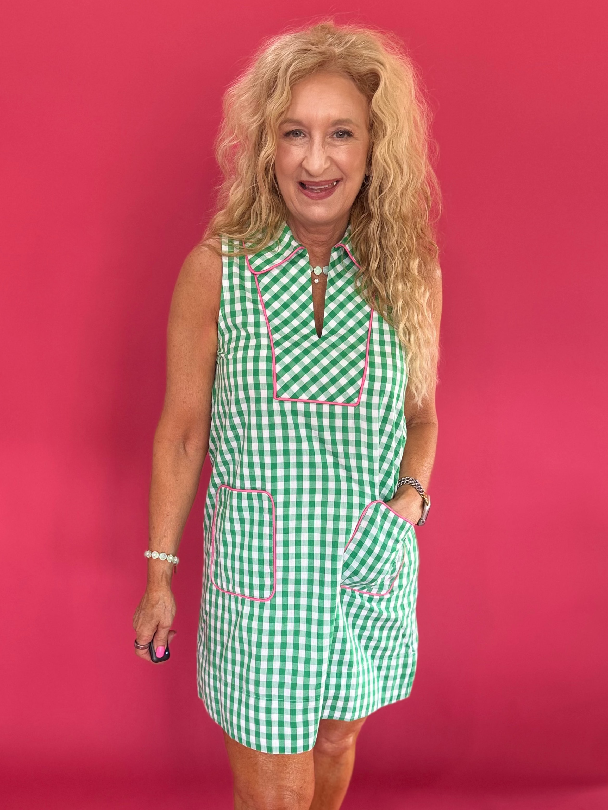 Garden Party Gingham Dress