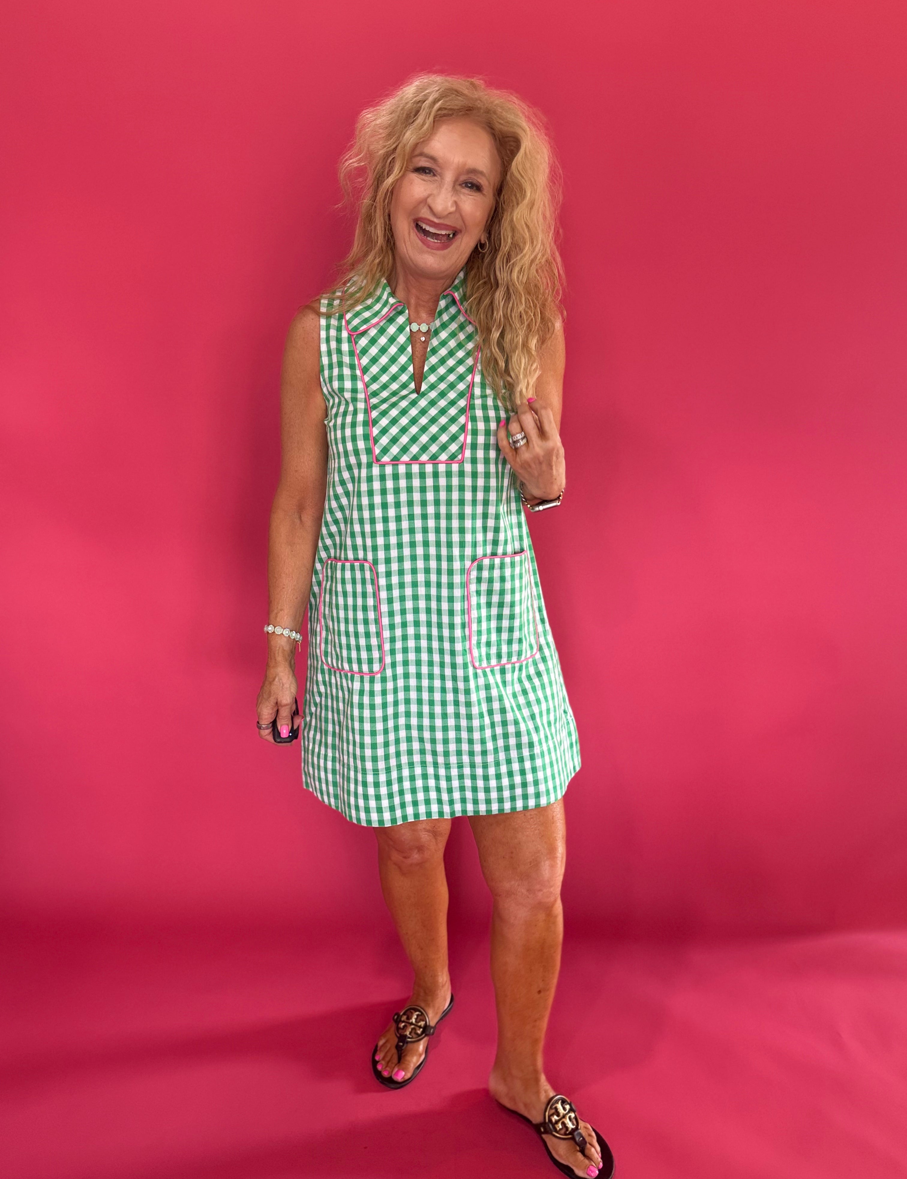Garden Party Gingham Dress