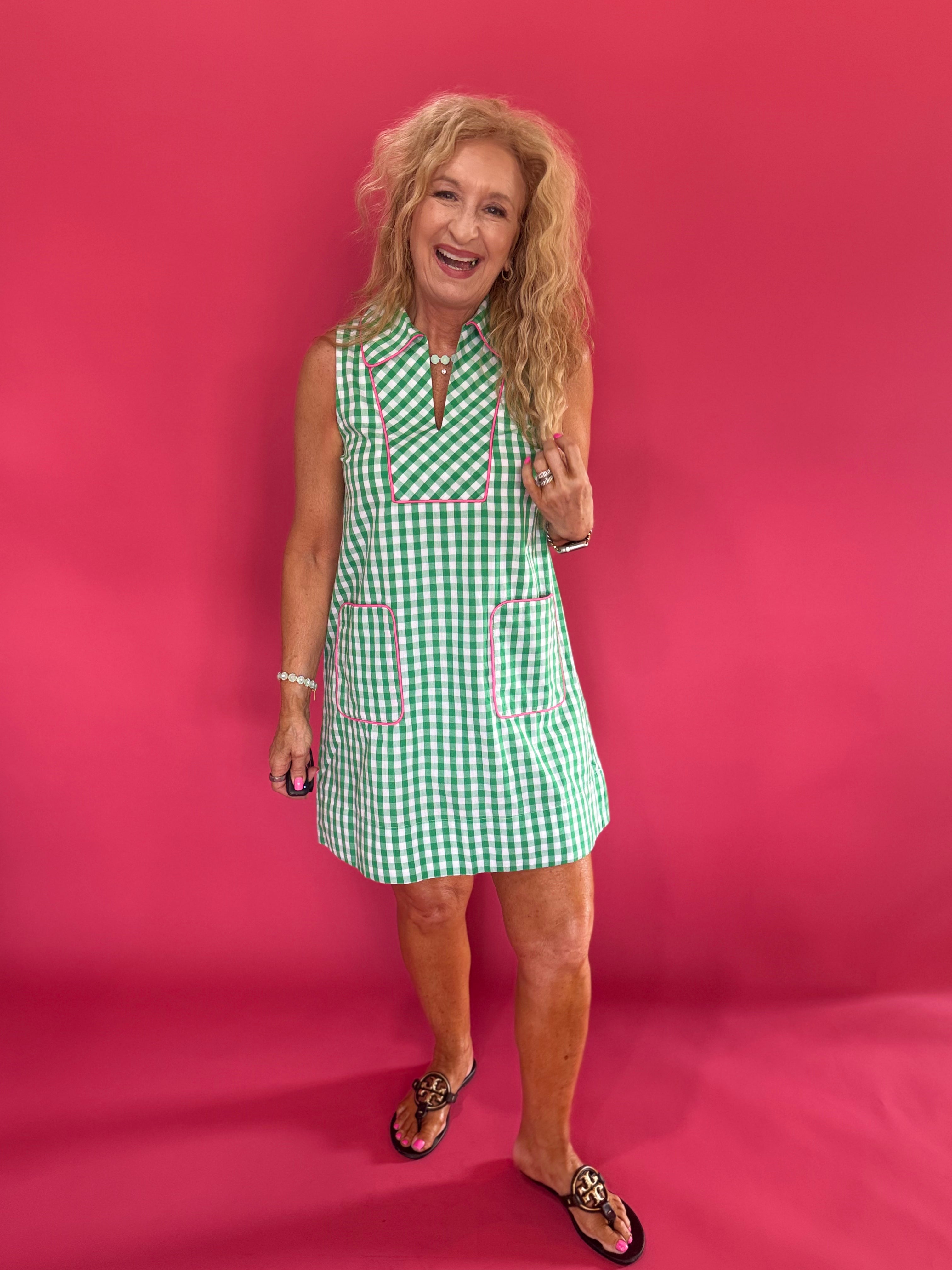 Garden Party Gingham Dress
