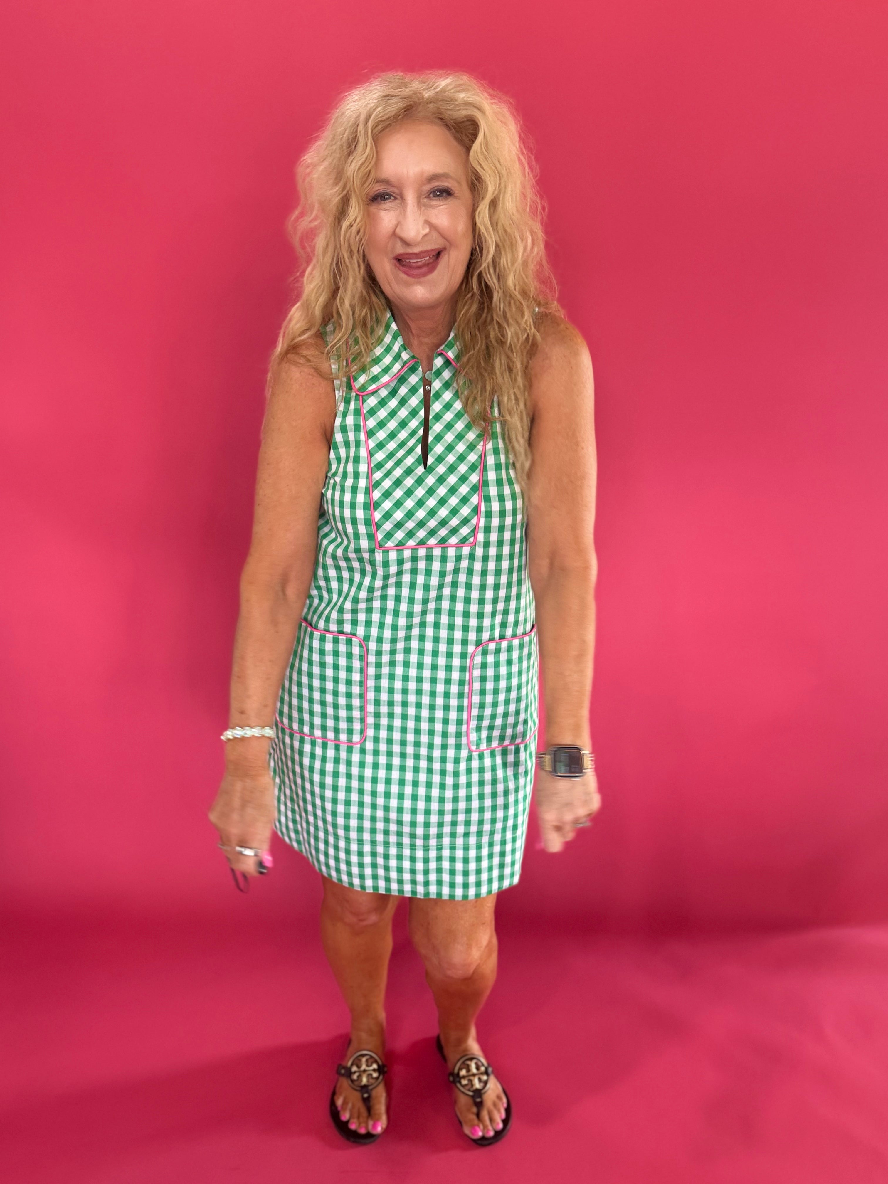 Garden Party Gingham Dress