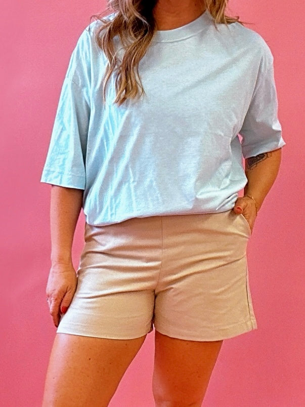 Gentry Cotton Bound Tee in Mint