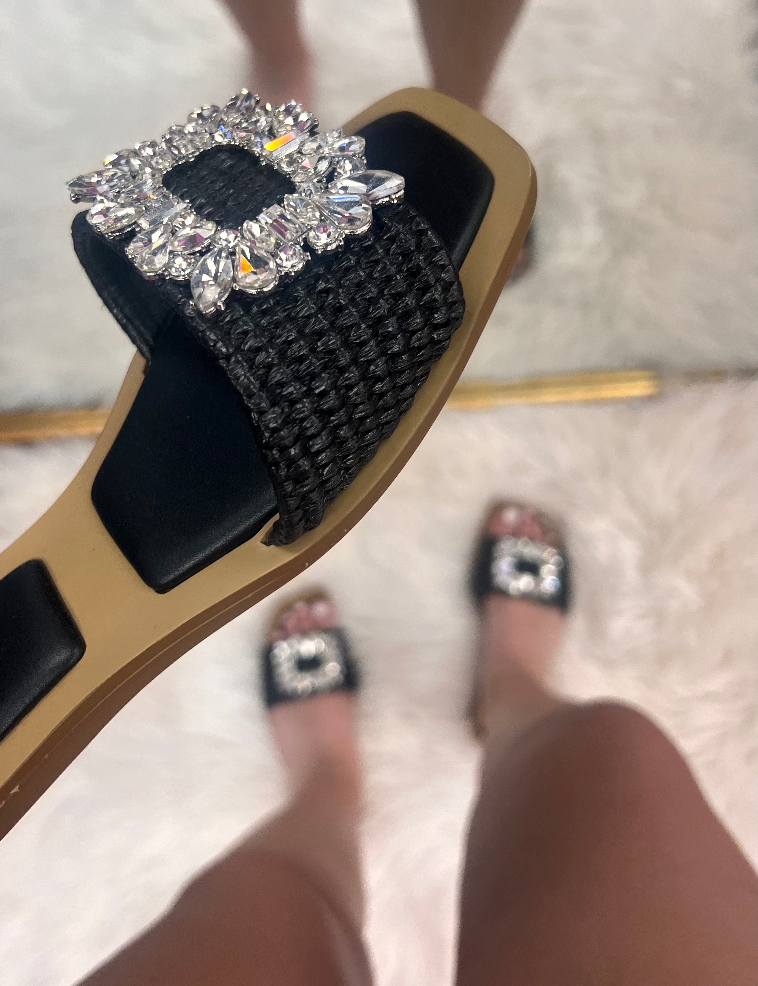 Gia Rhinestone Sandal