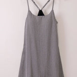 Gingham Athleisure Mini Tennis Dress with Built-In Shorts in Black