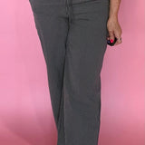 Gingham Print Pants