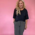 Gingham Print Pants