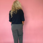 Gingham Print Pants