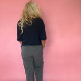 Gingham Print Pants