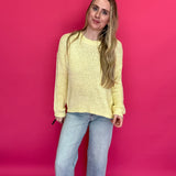 Golden Hour Mock Neck Open-Knit Sweater - Shabby 2 Chic Boutiques