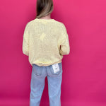 Golden Hour Mock Neck Open-Knit Sweater - Shabby 2 Chic Boutiques