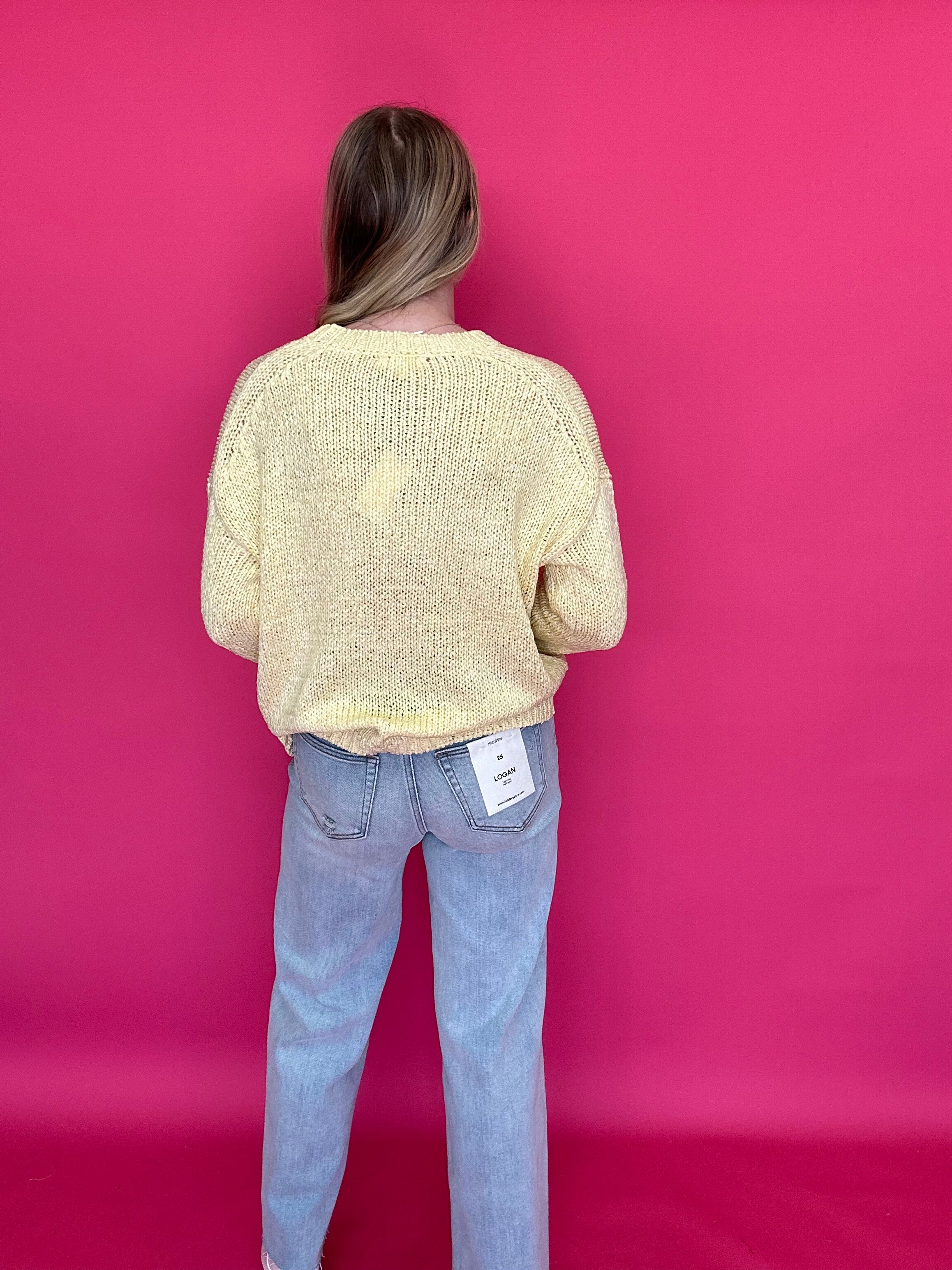 Golden Hour Mock Neck Open-Knit Sweater - Shabby 2 Chic Boutiques