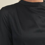 HIGH NECK RUCHED TOP - Shabby 2 Chic Boutiques