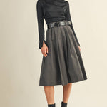 HIGH NECK RUCHED TOP - Shabby 2 Chic Boutiques