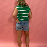 Hailey High Rise Short W/Raw Hem